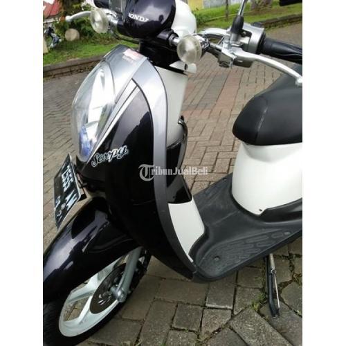 Motor Matic Murah Honda Scoopy Bekas Tahun 2011 Normal Lengkap Pajak