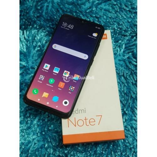 HP Redmi Note 7 Bekas Android Ram 3GB Murah Like New Lengkap TAM Di