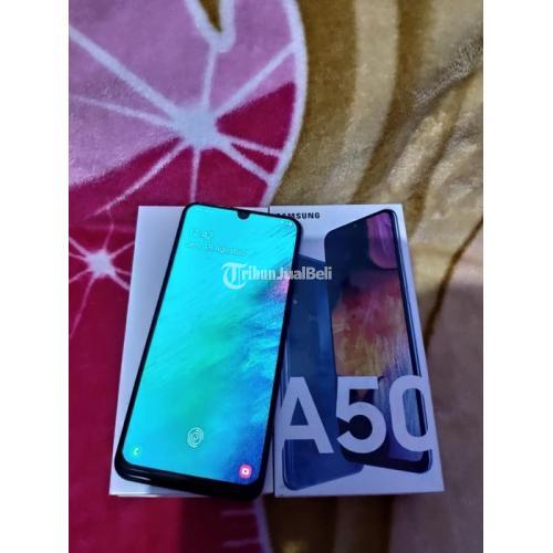 HP Samsung A50 Bekas Android Ram 6GB Murah Lengkap Triple Kamera Normal