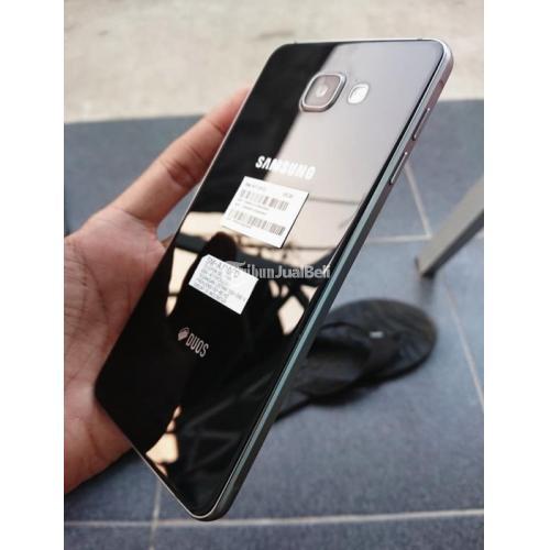 HP Samsung A7 2016 Bekas Warna Black Mulus Ram 3GB Murah Lengkap Nego