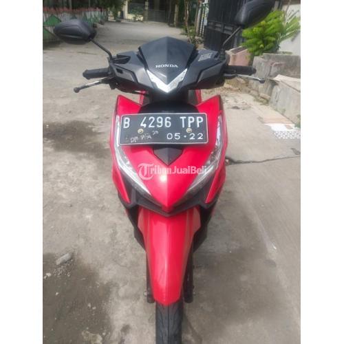 Honda Vario Led Cbs Iss Merah Bekas Bagus Mulus Plat B Dki Di