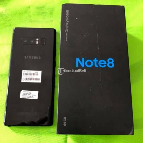 HP Samsung Note 8 Ram 6 64GB Black Fullset Resmi Second Nego Di