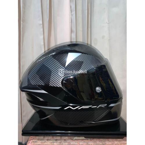 Helm Fullface KYT NFR Logos Matt Gray Size M Bekas Harga Nego Di