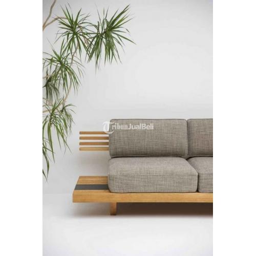 Sofa Santai Japanese Style Bahan Kayu Jati Busa Royal Foam Harga Murah