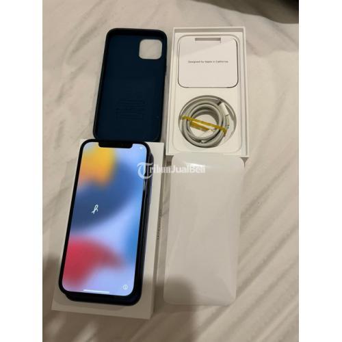 HP Apple IPhone 12 256GB Blue Ex IBox Fullset Mulus No Dent Di Jakarta