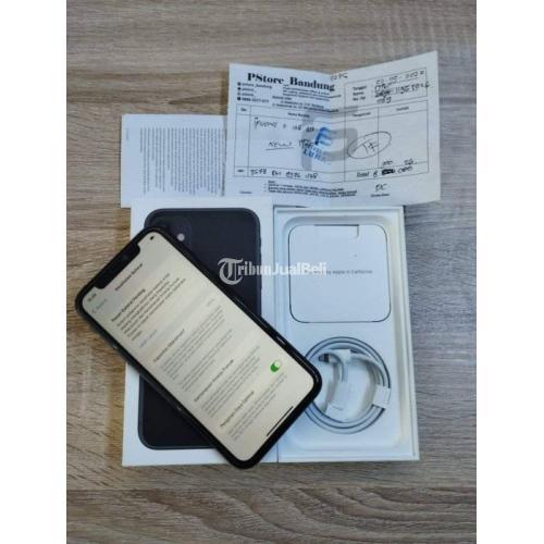 HP Apple IPhone 11 128GB Bekas Resmi IBox Like New Fullset Original