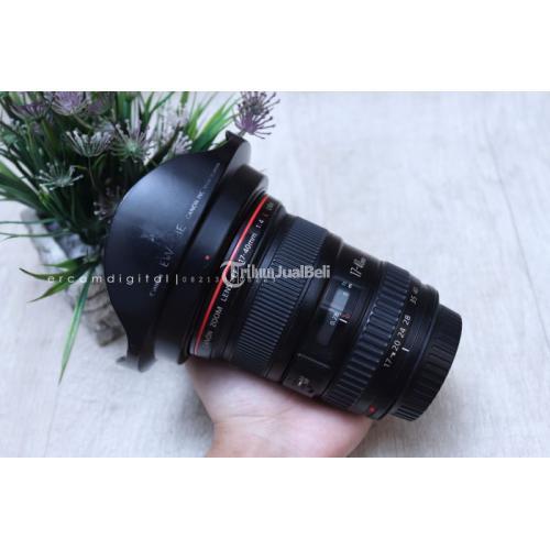 Lensa Canon Di Mm F L Usm Second Fullset Mulus No Minus Normal Di