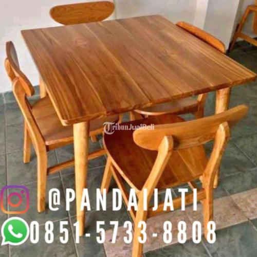 Meja Makan Minimalis Kayu Jati Asli Di Ciamis Tribunjualbeli