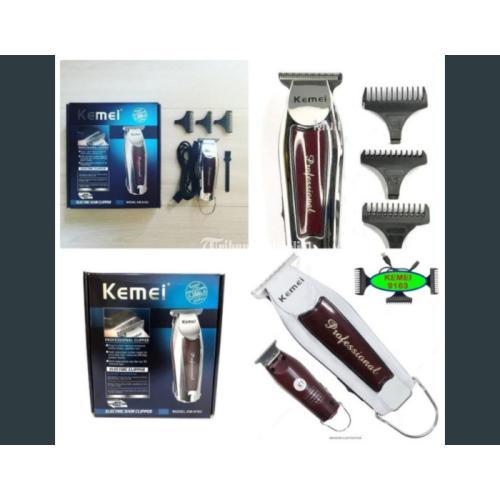 Alat Cukur Rambut Kemei Kmdi Hair Clipper Detailer Trimmer Km