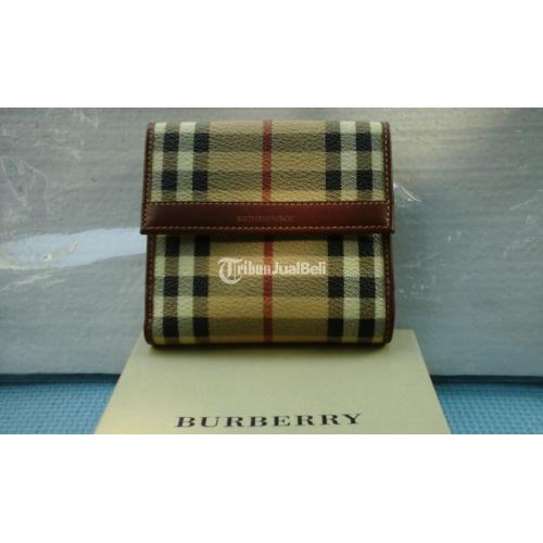 leather burberry wallet