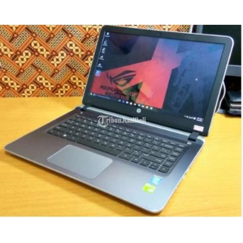 Laptop Gaming Notebook HP Pavilion Second Silver Fullset