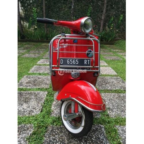 Motor Tua Vespa VBB Tahun 1965 Warna Merah Surat Lengkap Kondisi Mulus ...