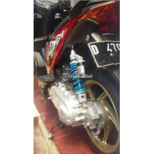 Honda Beat Tahun 2011 Warna Merah Modif Elegan Surat 