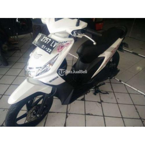 Motor Honda Murah Beat Karbu Putih Tahun 2012 Matic Seken