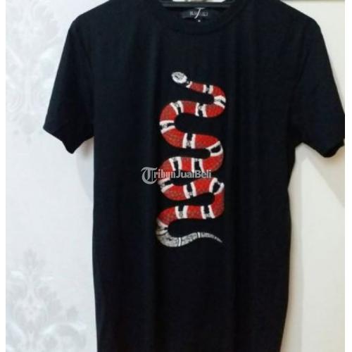 Kaos Gucci Snake Embroidered Shirt New BNWT Siap Order di Jakarta 