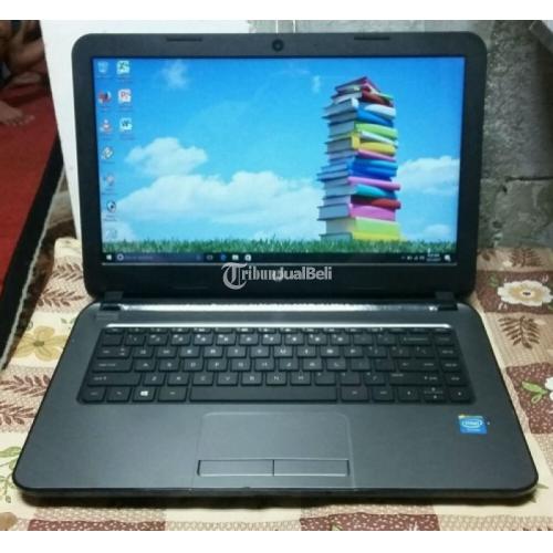 Laptop Hp 14 Intel Celeron N2840 500gb Ram 2gb Second Harga Murah Di Tangerang 2789