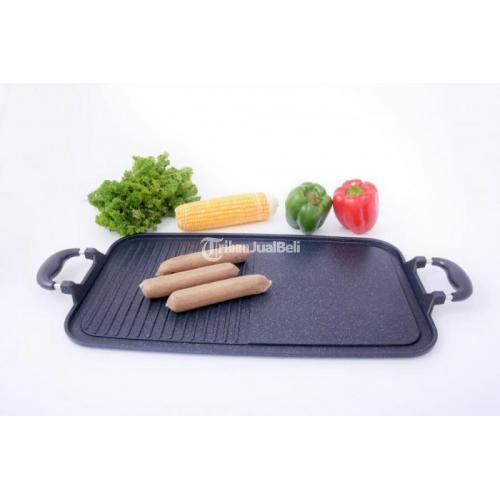 Multi Grill Pan Nonstick Alat Pemanggang Sosis Daging Tanpa Arang Harga Murah Di Jakarta Pusat Tribunjualbeli Com