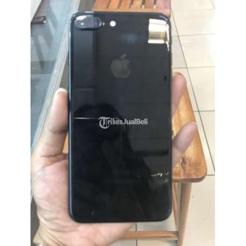 Iphone 7 Plus Jet Black 128gb Hp Apple Murah Bekas Like New Lengkap Normal Di Bandung Tribunjualbeli Com