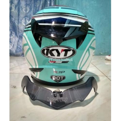 kyt r10 aquamarine flat visor