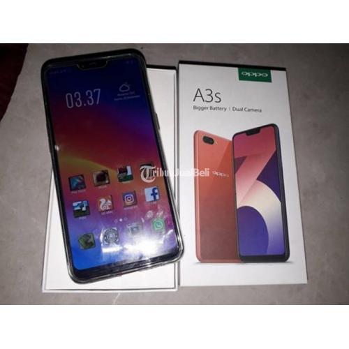 HP Oppo A3s Bekas Warna Merah Mulus No Minus Garansi Lengkap Harga