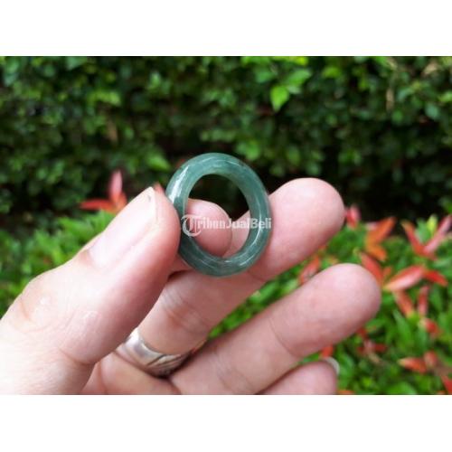 Cincin Batu Permata Giok Jadeite Jade Type A Fei Cui Jdt007 Oily Green Di Jakarta Pusat 4279