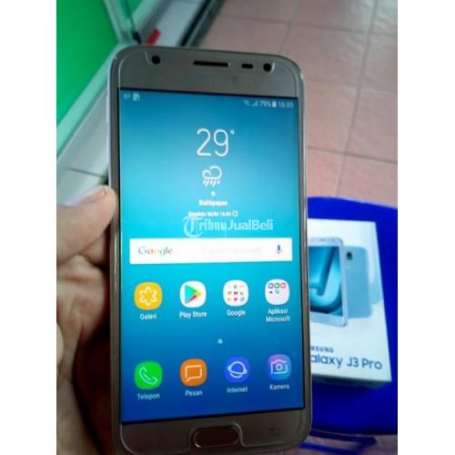 Handphone Samsung Galaxy J3 Pro 17 Gold Bekas Lengkap Normal Murah Di Balikpapan Tribunjualbeli Com