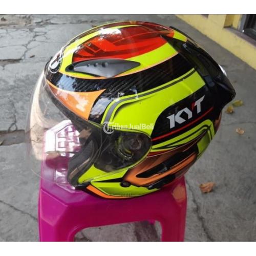 helm kyt half face galaxy slide