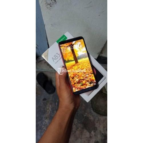 HP Oppo A83 Bekas Warna Merah Ram 2GB Lengkap Segel Harga Murah di