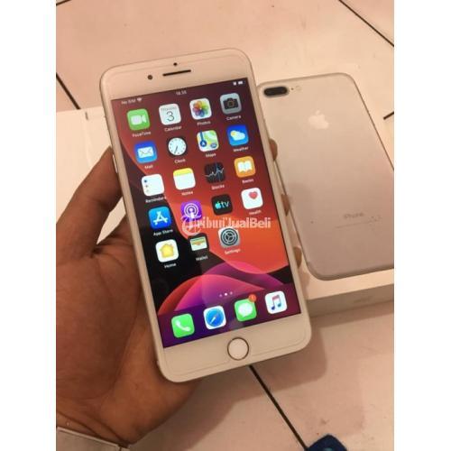 HP Iphone 7+ 32GB Bekas Warna Silver Mulus Lengkap Original No Minus Di ...