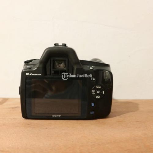 Kamera DSLR Sony A230 Lensa Fix 50mm Second Normal Mulus di Surabaya