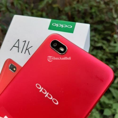 HP Oppo A1K Bekas Warna Merah Android Ram 2GB Lengkap Normal di Manado