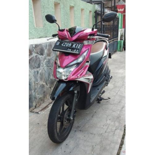 Honda Beat 2018 Pink ISS Pajak Hidup Motor Orisinil Bekas Bagus di