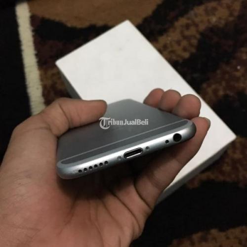  HP  Iphone 6 64GB Bekas Warna  Grey  Mulus Lengkap No Minus 