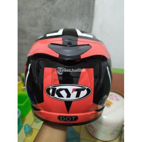 Helm Fullface KYT K2R Double Visor Ukuran L fit M Kaca Bening Minus ...