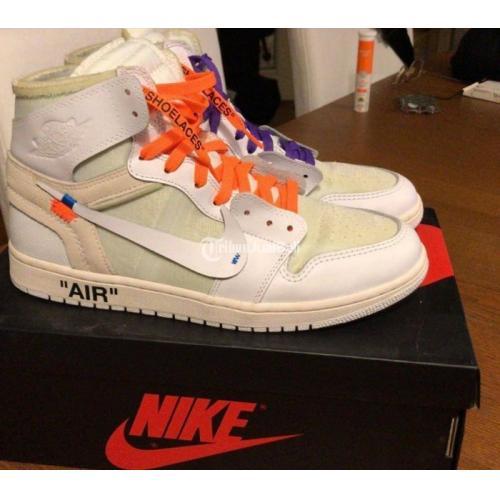 sepatu air jordan 1 x off white