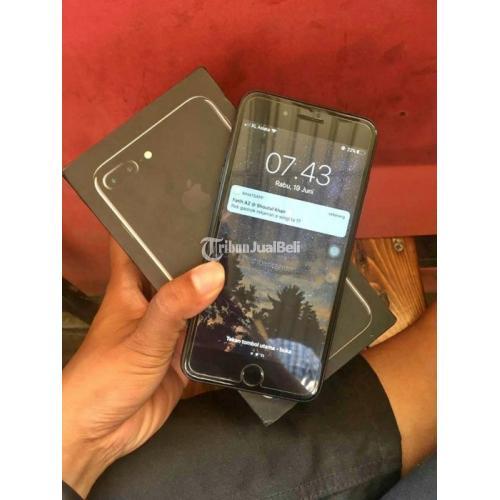 Iphone 7 Plus Jet Black 128gb Fullset Ori Kondisi Normal Bagus Harga Nego Di Surabaya Tribunjualbeli Com