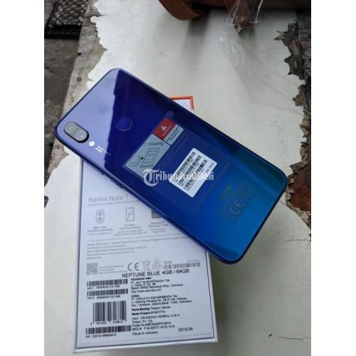 Xiaomi Redmi Note 7 464gb Neptune Blue Mulus Normal Fullset Di Klaten 7213