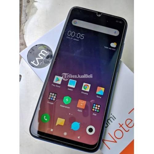 Xiaomi Redmi Note 7 464gb Neptune Blue Mulus Normal Fullset Di Klaten 2368