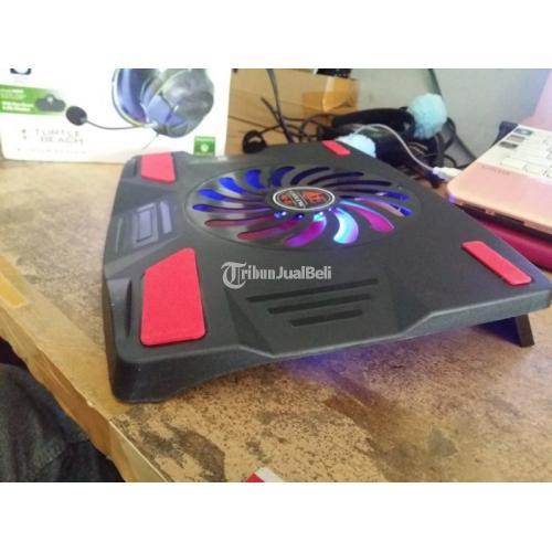 Cooling Pad Semi Gaming Murah Bahan Plastik PP Kompatibel Laptop 15 Inch - Surakarta