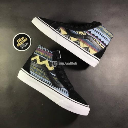 Sepatu Sneakers Vans SK8 HI Inca Tribal 