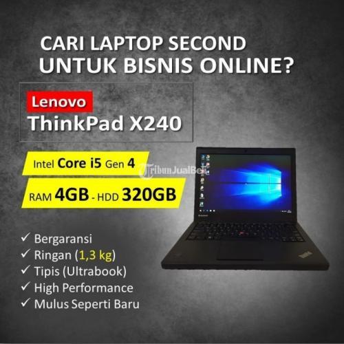 Laptop Lenovo Thinkpad X240 Bekas Harga Rp 3 29 Juta Core I5 Ram 4gb