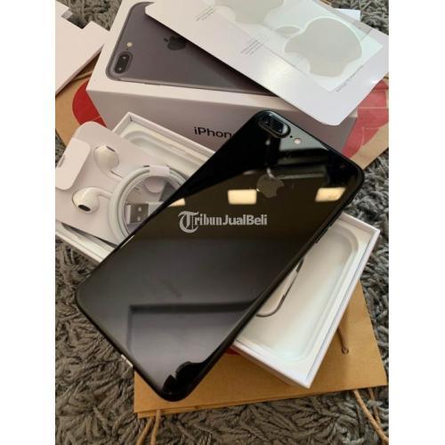 Hp Bekas Iphone 7 Plus 128gb Jet Black Fullset Mulus Ori Harga Murah Di Makassar Tribunjualbeli Com