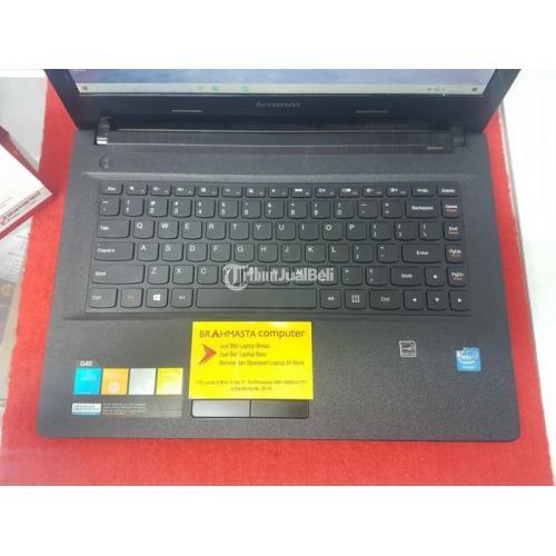 Laptop Bekas Lenovo G40di30 Celeron N2840 Mulus Siap Pakai Mesin Normal