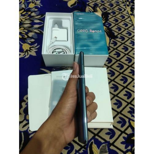 HP Bekas Oppo Reno 4 8/128GB No   rmal Nominus Like New Full Ori Harga