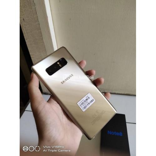 Hp Samsung Galaxy Note 8 Bekas Ram 6gb 64gb Warna Gold Mulus Lengkap Di Jakarta