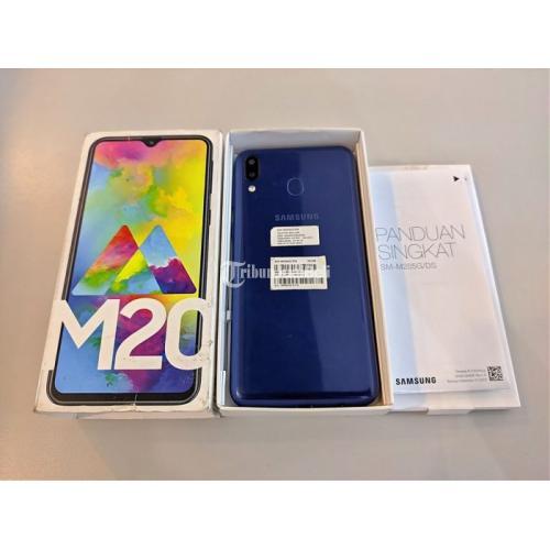 Samsung M Blue 3 32gb Hp Bekas Fullset Mulus Normal Siap Pakai Di Medan Tribunjualbeli Com