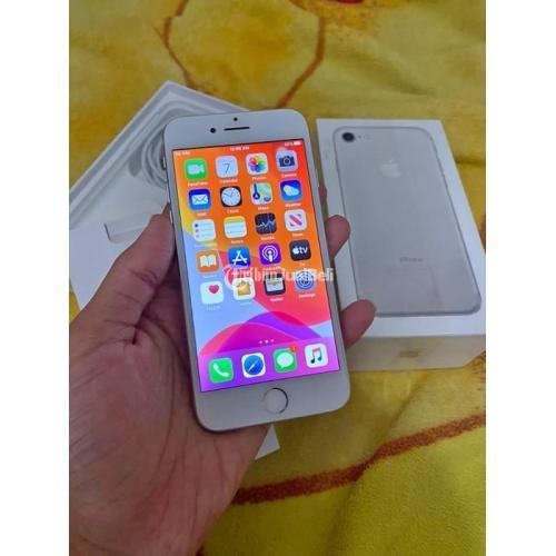 Iphone 7 128gb Silver Ex Inter Ll A Hp Apple Bekas Normal No Minus Harga Nego Di Jakarta Tribunjualbeli Com
