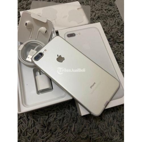 Hp Iphone 7 Plus 128gb Bekas Warna Silver Lengkap Mulus Normal Murah Di Makassar Tribunjualbeli Com