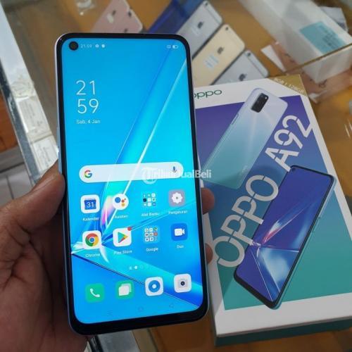 HP Oppo A92 Bekas Ram 8GB 128GB Murah Lengkap Normal di Makassar