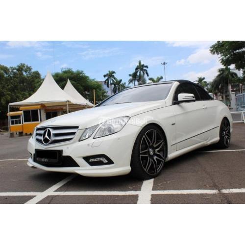 Mobil Mercy E250 Cabriolet Bekas Warna Putih 2011 Harga Rp 